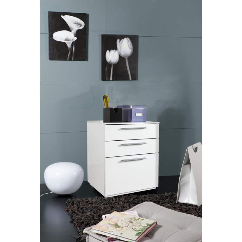 Semplice 50cm W Manufactured Wood Bedside Table