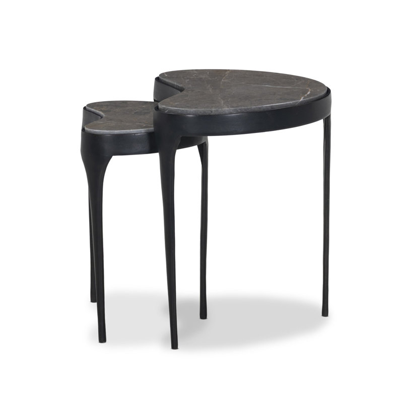 Shayla Marble Nesting End Table