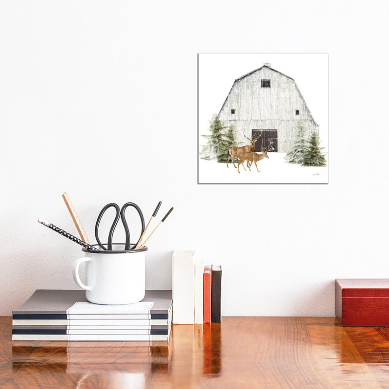 Wooded Holiday VI by Katie Pertiet - Wrapped Canvas Print, 30.48 cm H x 30.48 cm W