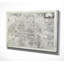 «Parisian S croquis carte II», reproduction d'impression sur toile-20749007