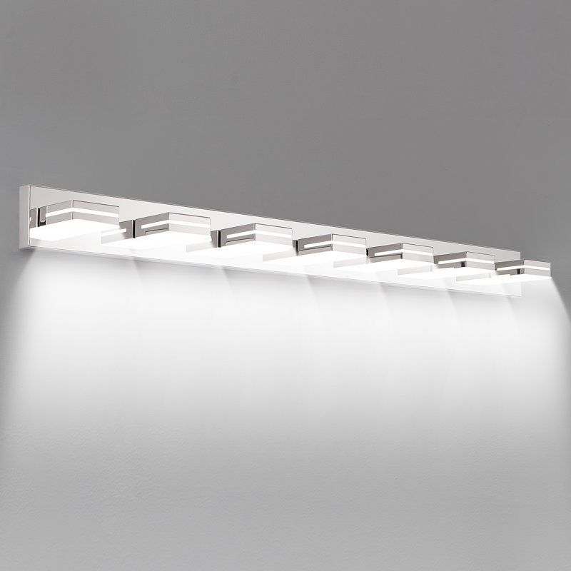 Luminaire de salle de bain 1 lumière DEL rectangulaire à intensité variable