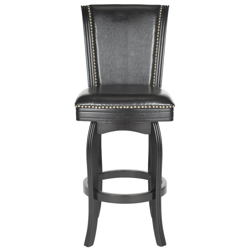 Tabouret tournant 29 "avec coussin Fionnbharr Massimo, Noir, noir, noir, noir, Noir