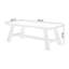 Bureau rectangulaire brun en bois massif-338492182