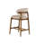 Luxton Upholstered Counter Stool with Solid Wood Frame