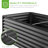 Rosonda Outdoor Metal Raised Planter Box-127370193-127370192