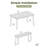 Outdoor Patio Dining Set, Acacia Wood Table Bench Dining Set With 2 Benches, Natural