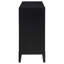 Commode noire à 8 tiroirs