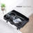 Height Adjustable Under Mattress 17 Inch Bedside Shelf, Works Wi...