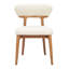 Chaise en cèdre blanc et noyer