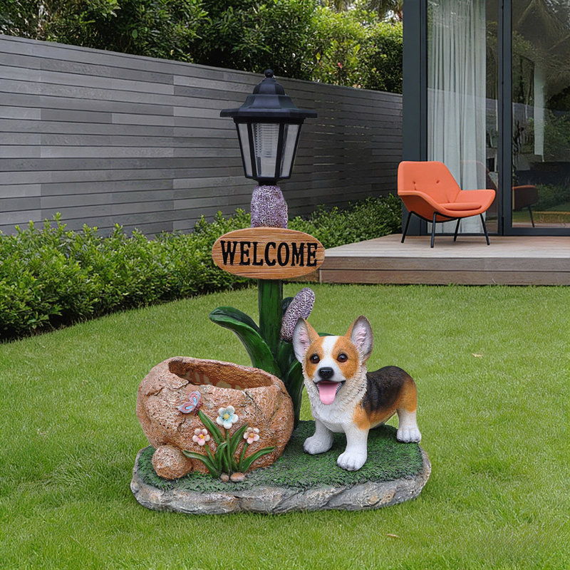 Jardinière Corgi Dog