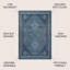 Tapis bleu / gris Dalyan-1427081355