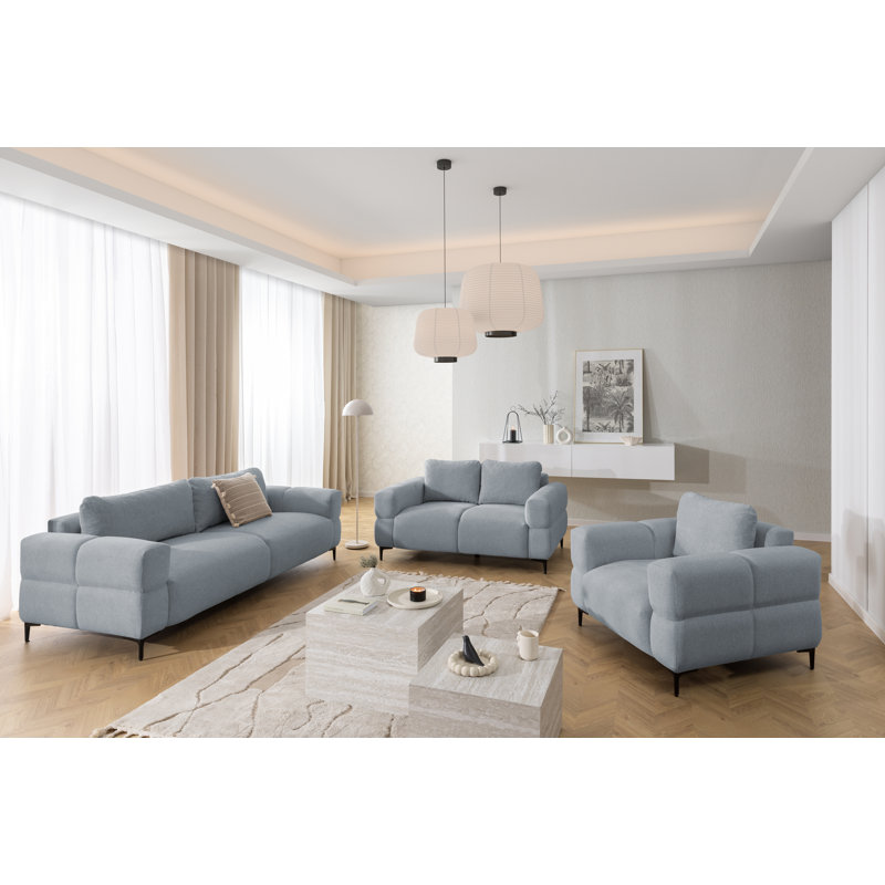 Cardea 2 - Piece Living Room Set, Grey