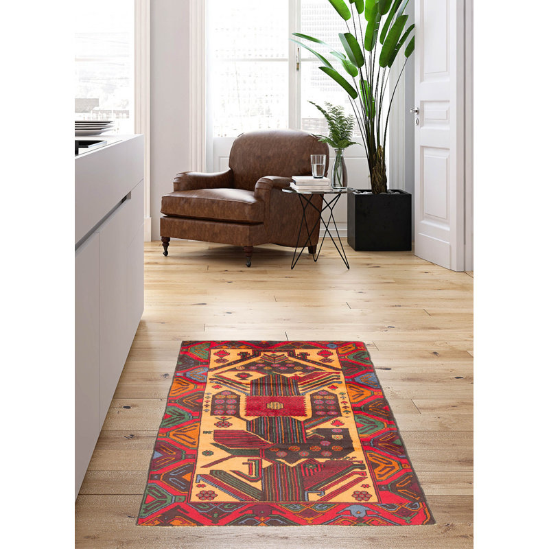 Teimani Brown Rug 3'5" x 6'1"