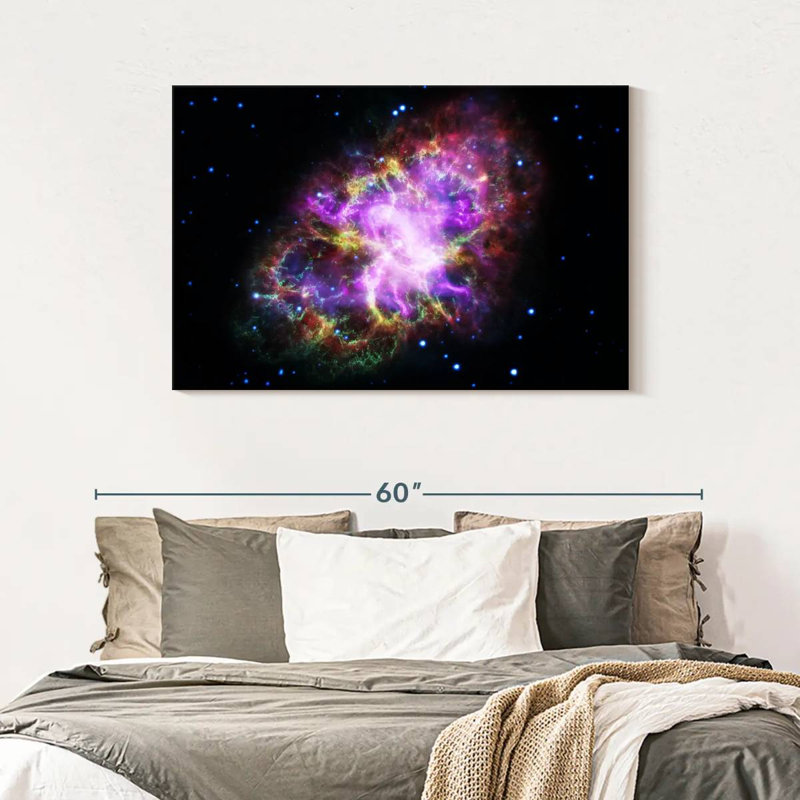 Oberle Sparkling Crab Nebula, 30" H x 45" W
