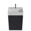 Meuble-lavabo en marbre avec lavabo en céramique-113448601