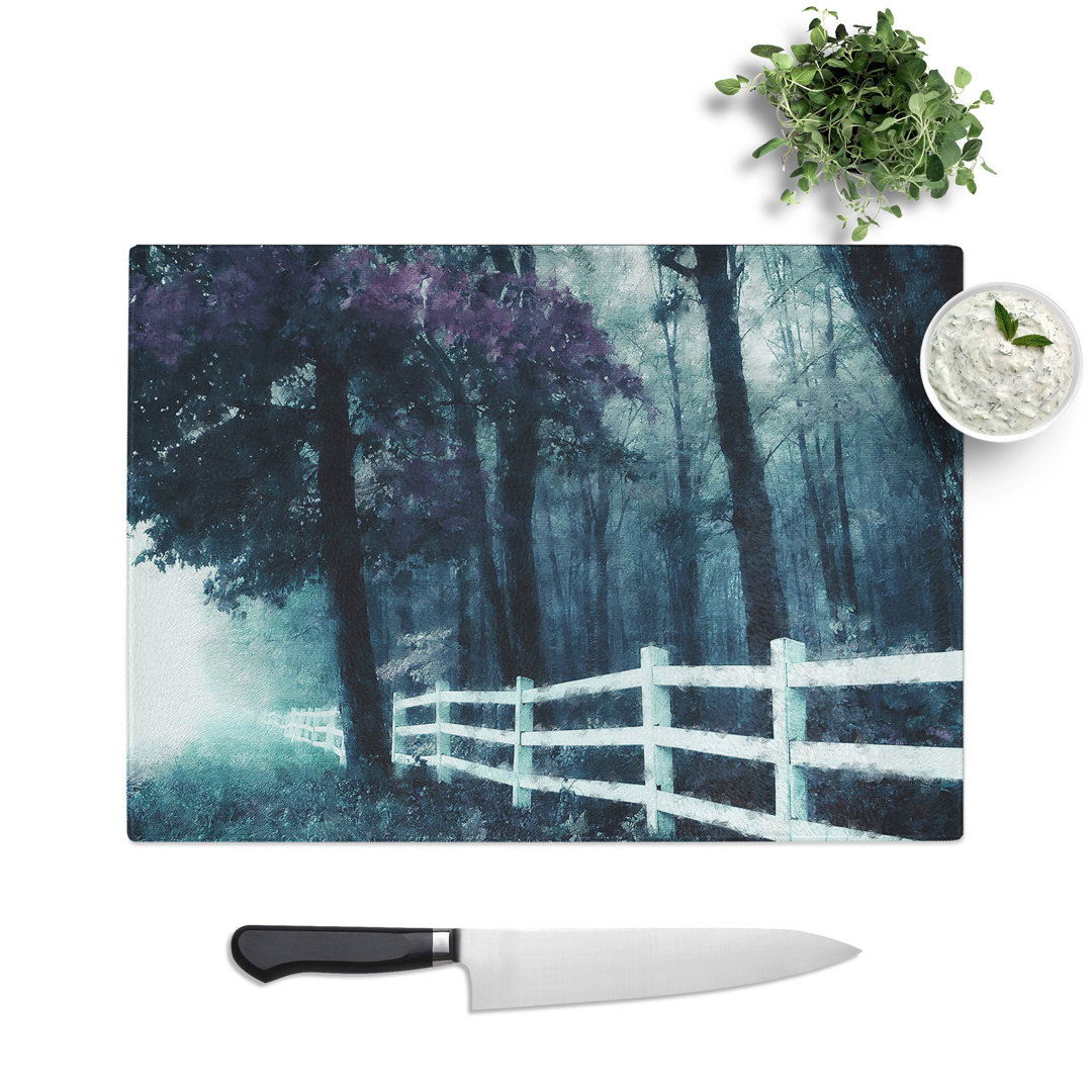 The Forest Edge Painting Chopping Board