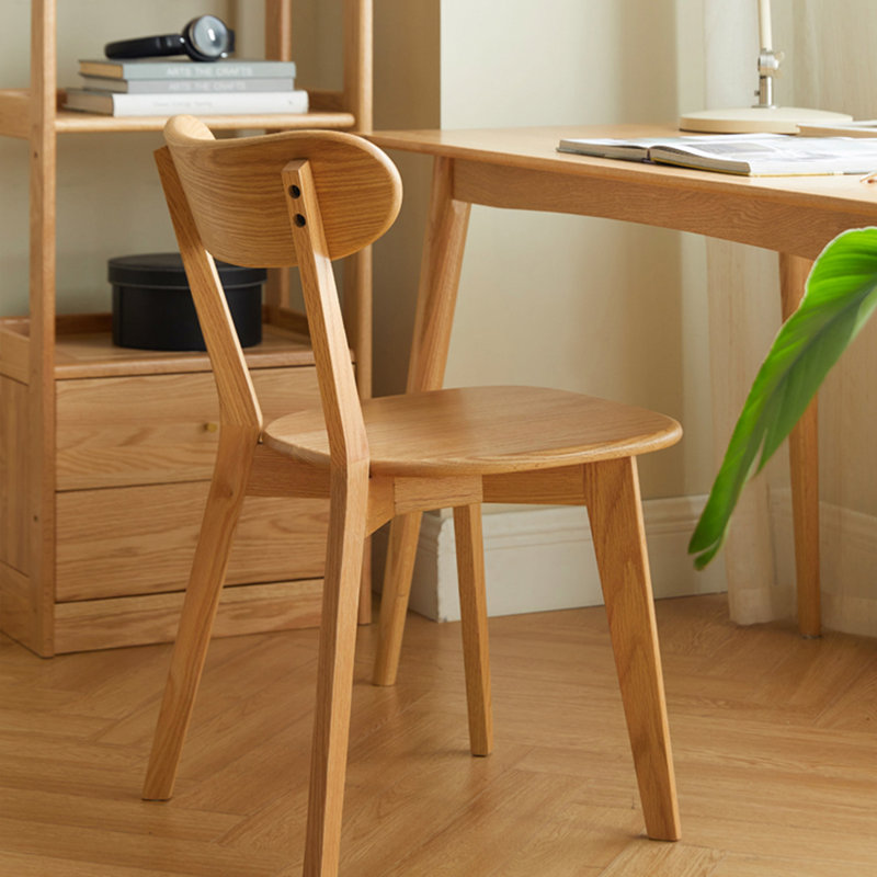 Ensembles de table de salle à manger en bois de chêne massif., H 29,53 po x L 78,74 po x l 31,5 po