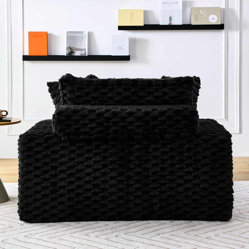 51 pouces avec deux coussins et une conception minimaliste, trois palettes de couleurs pour une structure de siège confortable en coin éponge de fenêtre de baie vitrée confortable, s'adaptant à plusieurs scénarii, choix