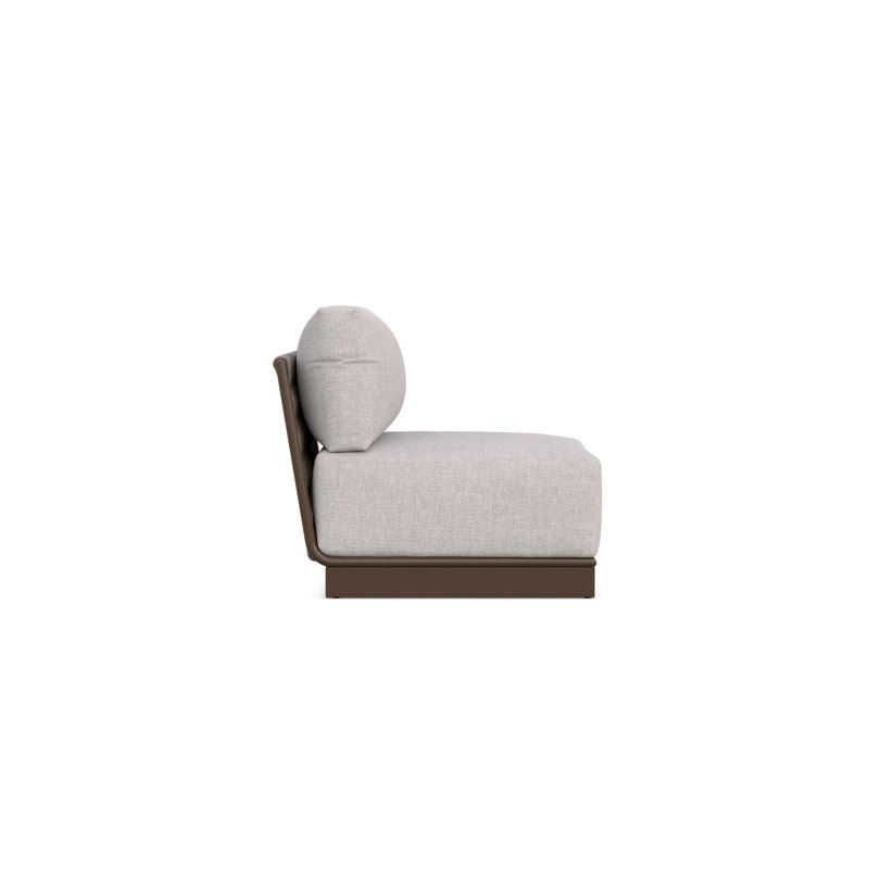 Maui Armless Chair + Fawn Cushion