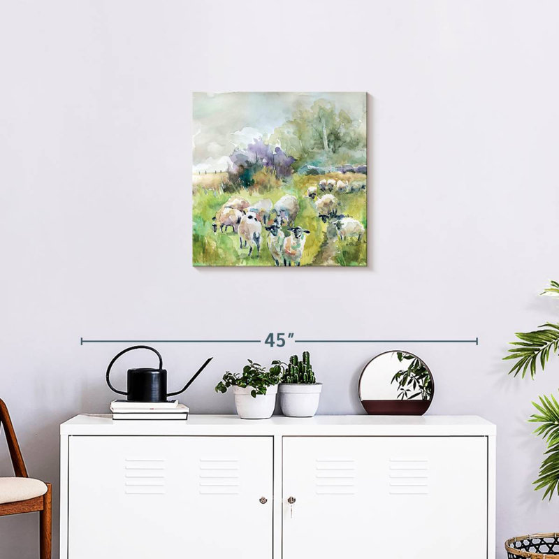Spring Flock, 20" H x 20" W