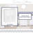 White Bathroom Vanity, Under Sink Cabinet with U-Shaped Cut-Out, Double Vented Doors, Space-Saving Design for Modern Bathrooms, Santorin Collection