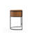Cosmopolitan Metal Upholstered Counter Stool In Camel-623758590-623758591