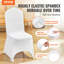 Housse de chaise pliante en élasthanne extensible, housse avant arquée ajustée universelle, housses de protection amovibles lavables, pour mariage, vacances, banquet, fête, célébration, salle à manger (blanc 100 pièces)