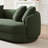 Aubreir Japandi Style Luxury Modern Boucle Fabric Curvy Couch-44980108
