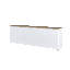 Unfinished Display Stand with Fireplace Included-1355411278