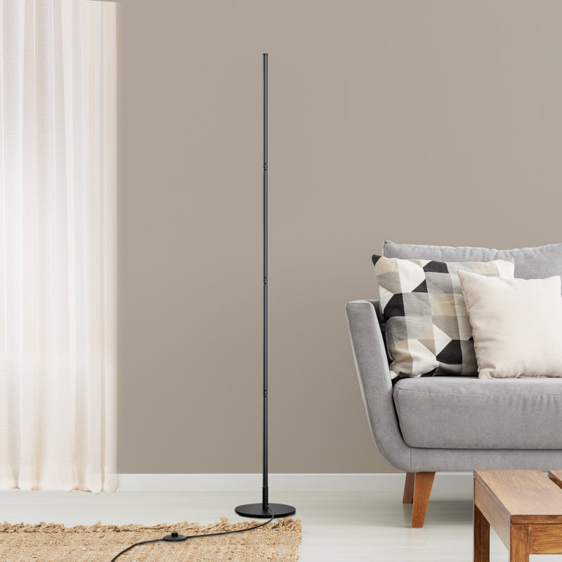 Wrought Studio Allana 57.5" Dimmable LED Corner Floor Lamp