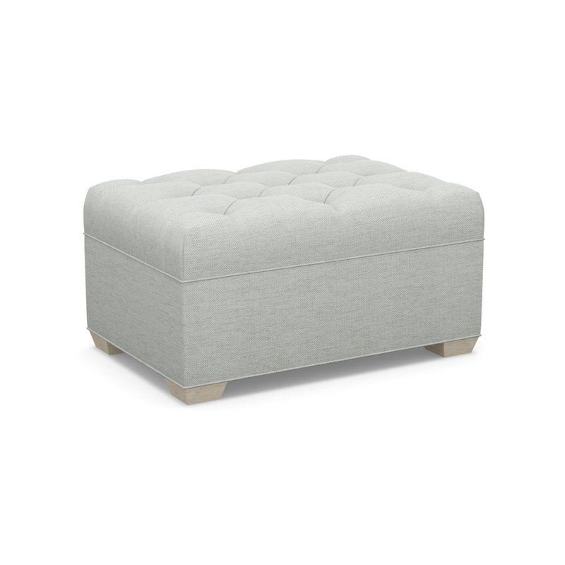 Tufted Ottoman, 8938-45, Sandstone