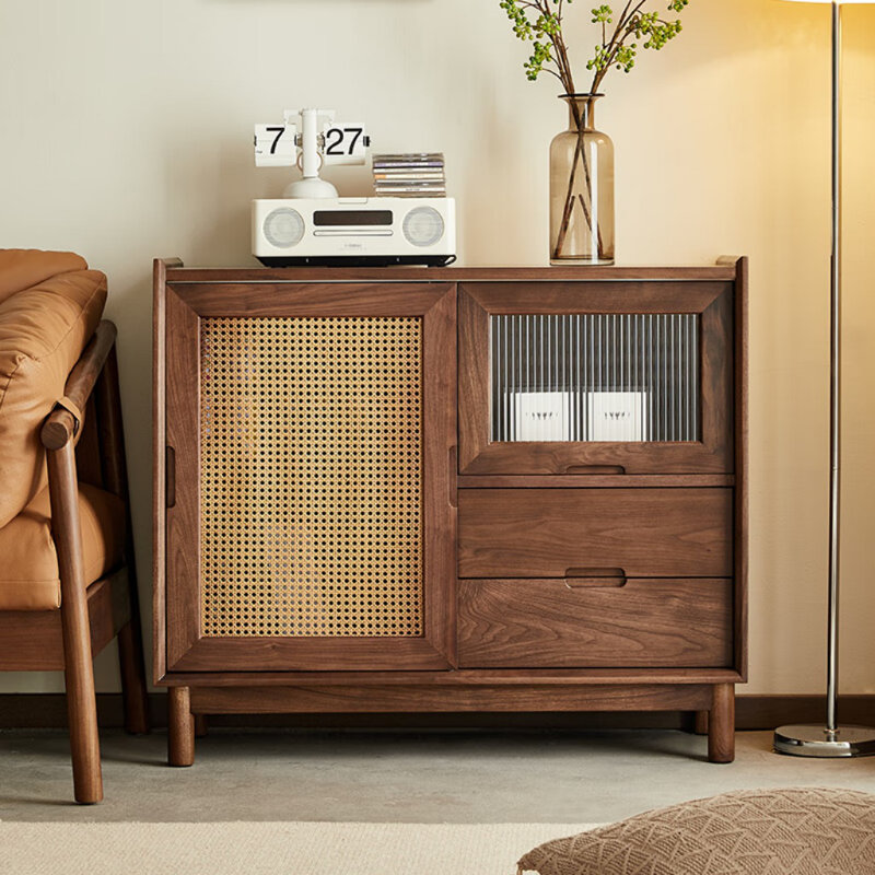 Simple Rattan Sideboard