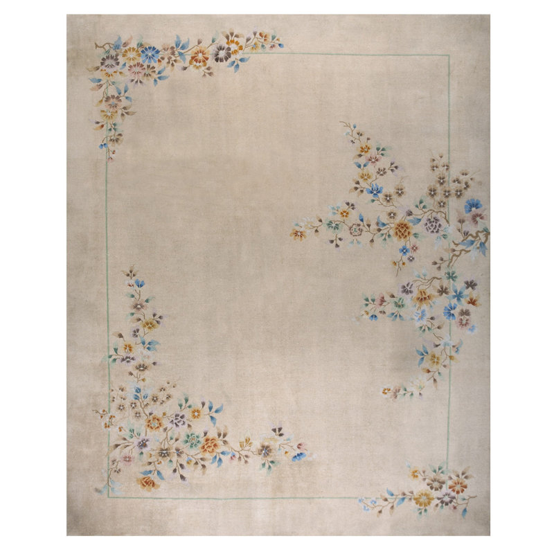 Tapis art déco chinois Rare