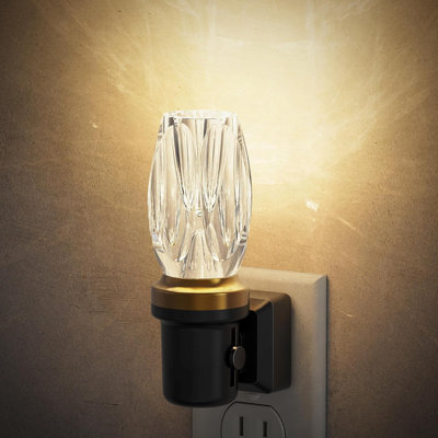 Night Light Plug In Wall Light With Light Sensor Dimmable 3000K LED Wall Sconce-Style Design For Bedroom Bathroom Hallway 1 Pack