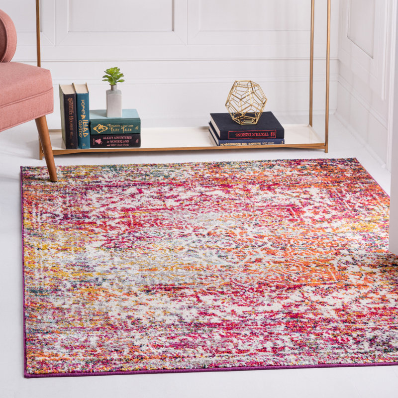 Robinne Oriental Indoor Rug, Square 7'10"