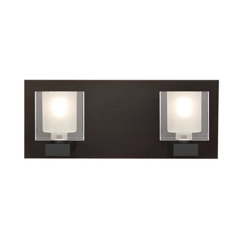 Rockwell 2 - Light Dimmable Bath Bar, Satin Nickel, Halogen