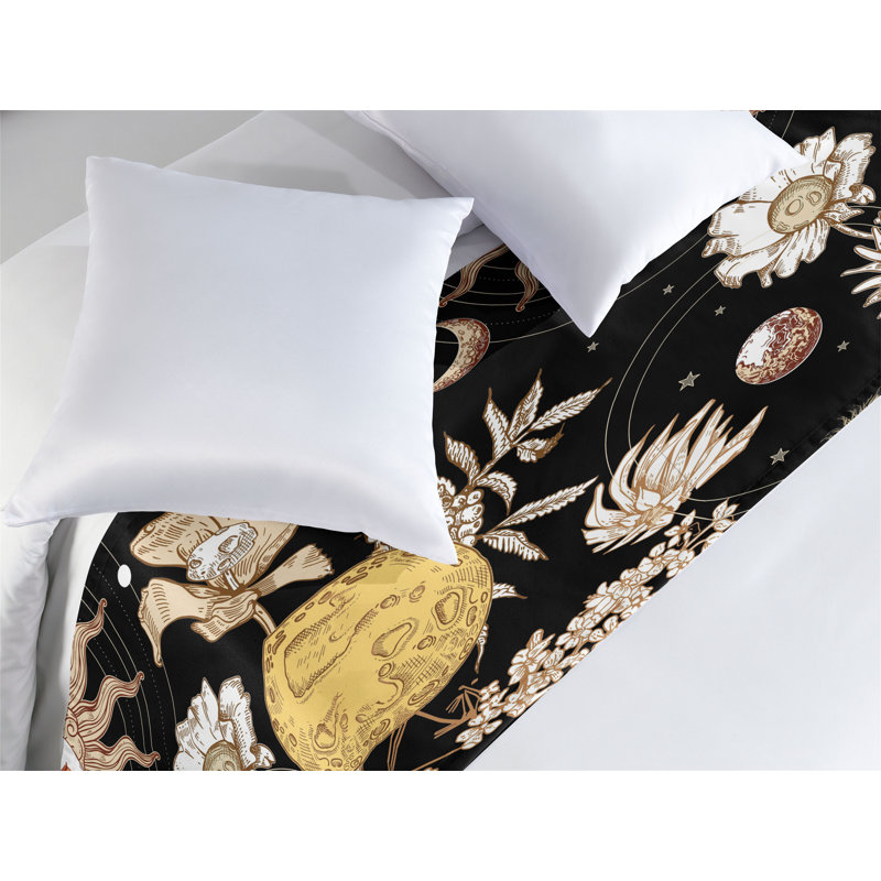 Foulard de lit Ambesonne Zodiac, Très grand lit