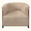 Fauteuil d'appoint incurvé de 31,69 pouces avec pieds verticaux-980355555