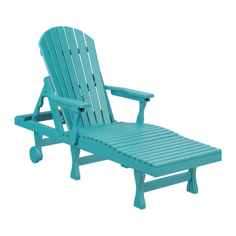 Comfo Back Outdoor Chaise Lounge, Aruba Blue