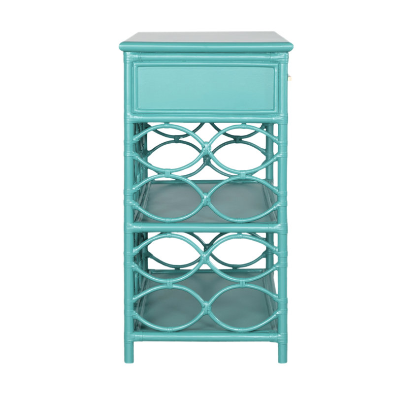 Manning End Table, Turquoise