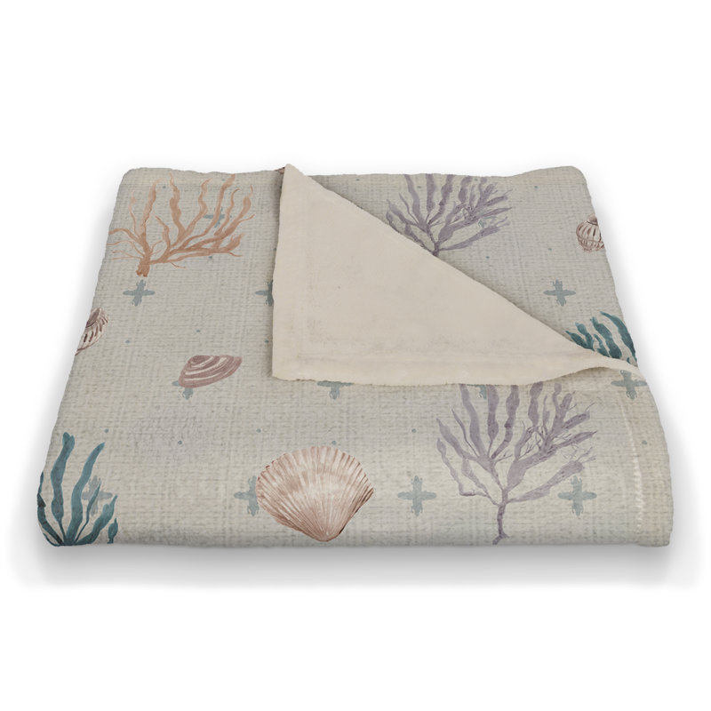 Hand Woven Throw Blanket, Blue