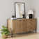 Lohoski Rectangle Wall Mounted Mirror with Aluminum Metal Frame, Beveled Decorative Thin Framed Accent Mirror, Horizontal and Vertical