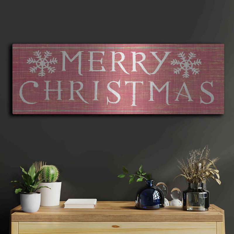 «Christmas Affinity III Red» par James Wiens, H 12 po x l 36 po
