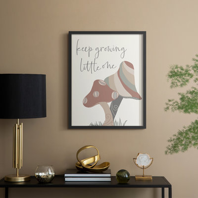 Keep Growing Framed Print - Solid Wood