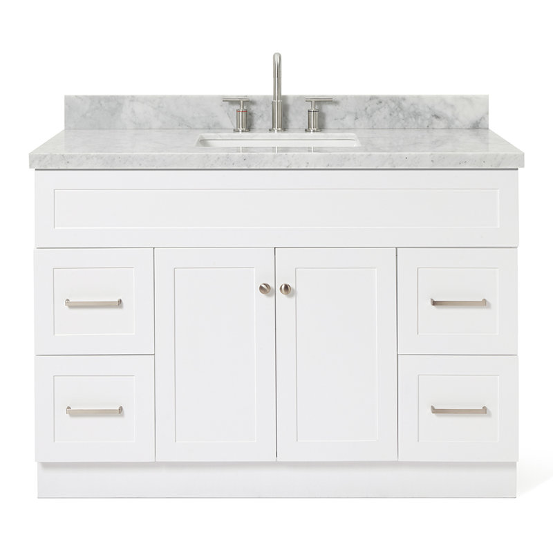 Ensemble de meuble-lavabo simple 49 po Hamlet, Blanc