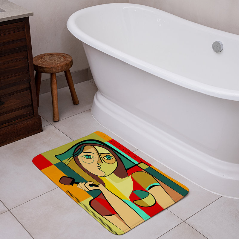 Donneisha Non-Slip Bath Rug