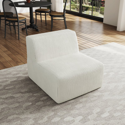 Berlare 87.9Cm Wide Armless Chair