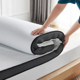 2 Inches Gel Memory Foam Mattress Topper With Washable Cover