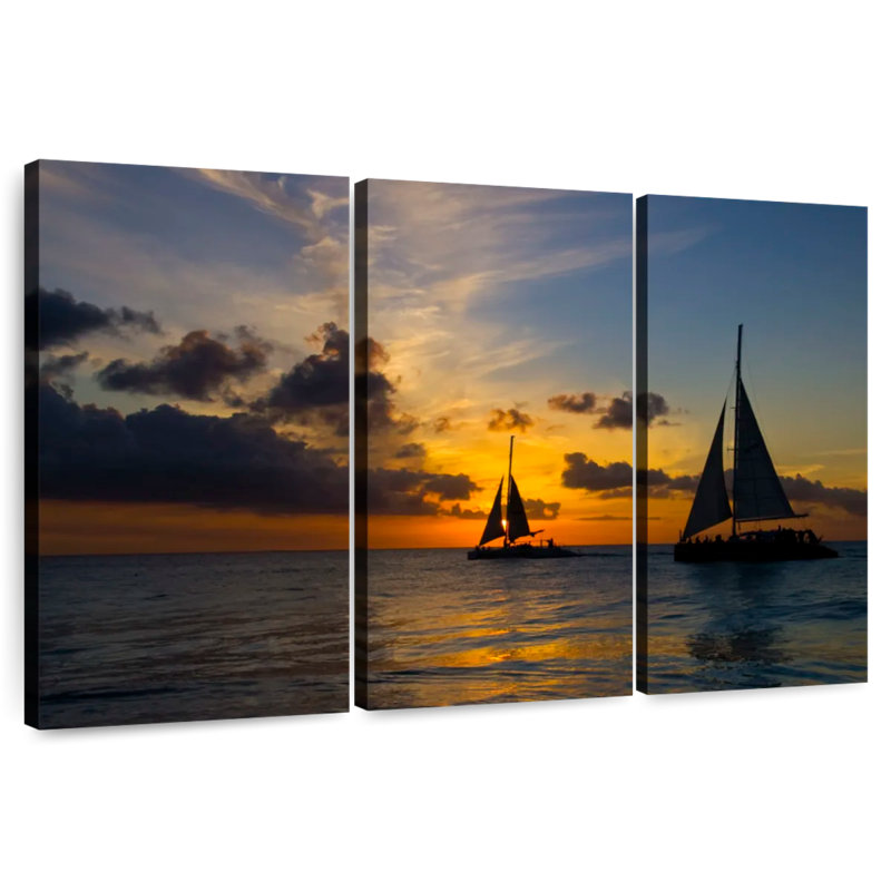 Mehar Ocean Horizon Sailboats, 28" H x 45" W
