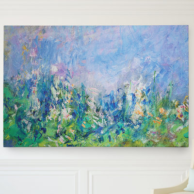 «Lavender Fields Gallery» par Claude Monet, reproduction de peinture acrylique